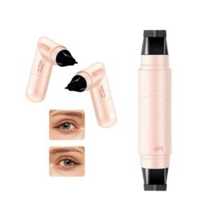 Plastic Winged Eyeliner Stamp (Pink-Black)