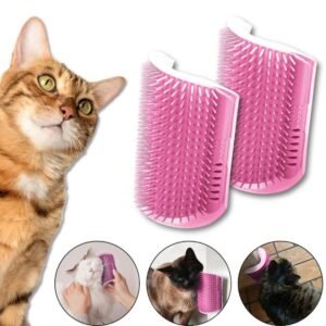 Plastic Cat Self Groomer (Multicolor)