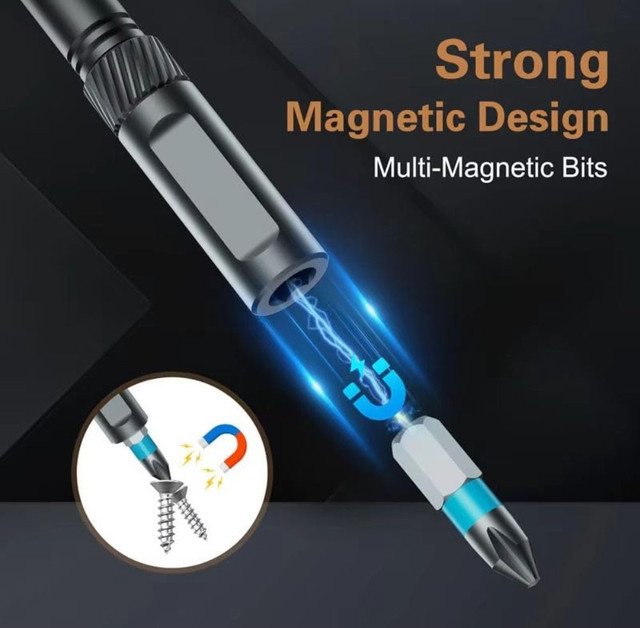 Alloy Steel 24-In-1 T Shape Screwdriver Set (Multicolor) - Image 3
