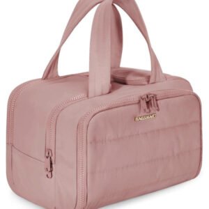 Polyester 4-In-1 Travel Toiletry Bag (Peach)