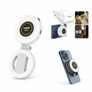 Plastic W50 Magnetic Selfie Light (White)