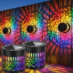 Metal Solar Mandala Lights (Multicolor)