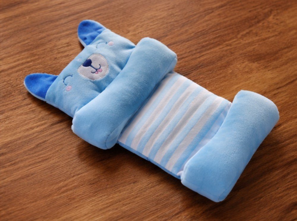 Cotton Baby Neck Pillow (Blue)