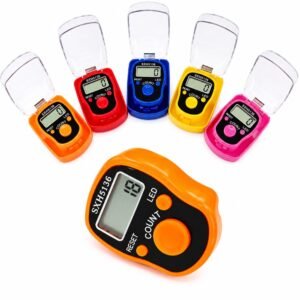 Plastic Digital Tally Counter (Multicolor)