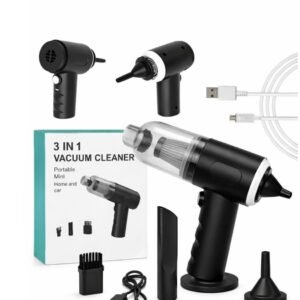 Plastic 3-In-1 Vacuum Cleaner (Black)