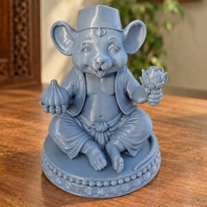Plastic Mushak Agarbati Holder (Slate Blue)